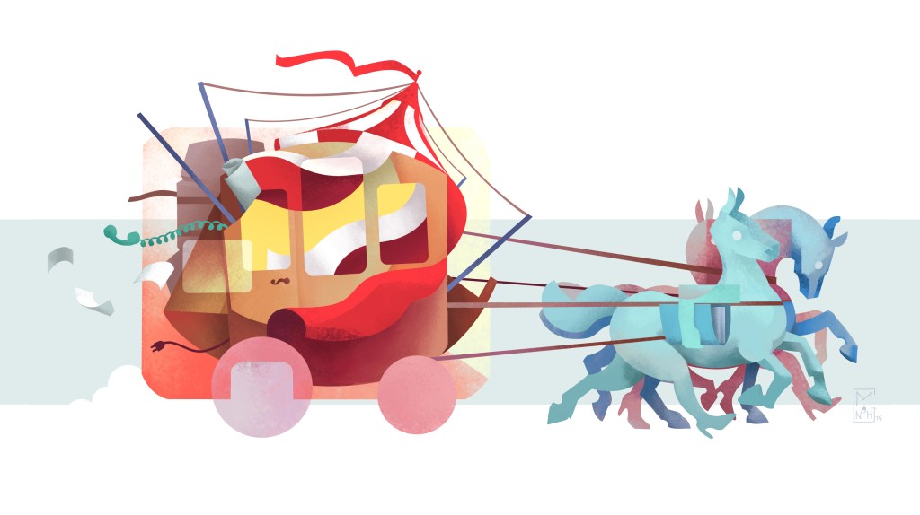 illustration de presse sybolique