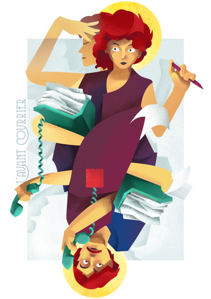 illustration de presse sybolique