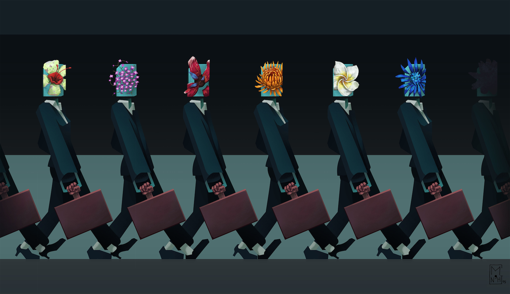 Illustration symbolique, monde du travail, aliénation ou épanouissement.