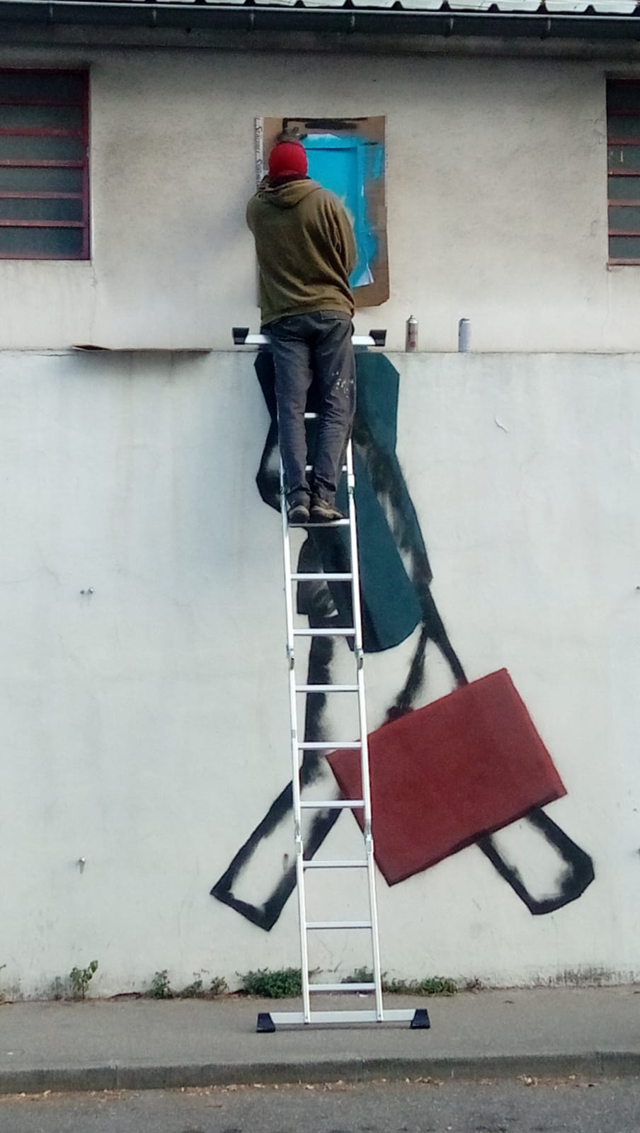 Peinture Murale symboliste, street art.